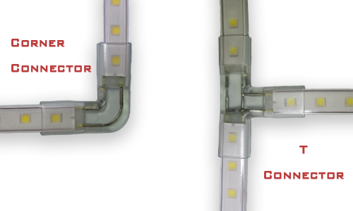 Существует два типа разъемов, которые облегчат работу с этими светодиодными лентами